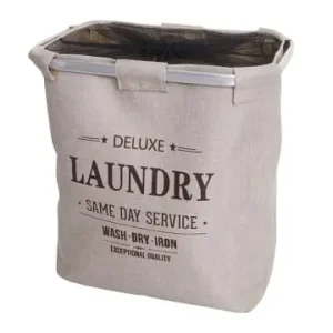 Billig MCW Wäschesammler C34 mit Netz, Beige günstig kaufen | limango