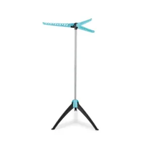 relaxdays Bügelwäscheständer in Silber/Türkis - (H)128 x Ø 56,5 cm günstig kaufen | limango Finale Aktion