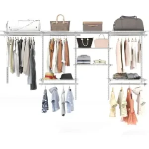 Jetzt Kaufen COSTWAY Offener Kleiderschrank in Weiß günstig kaufen | limango