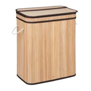 Sichere Zahlung relaxdays Wäschesortierer in Natur - (B)55 x (H)63 x (T)35 cm günstig kaufen | limango