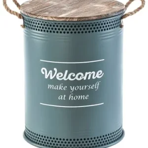 kobolo Wäschekorb WELCOMEGREY40 in Grau günstig kaufen | limango Markenware