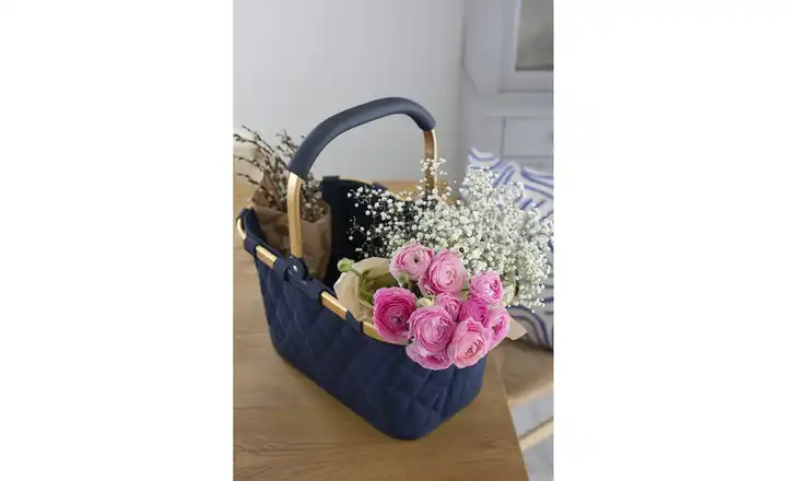 reisenthel Einkaufskorb | Dunkelblau, Goldfarben Letzte Chance