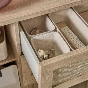 HOME STORY Filzkörbe, 4er Set | Beige | Möbel Höffner Finale Aktion