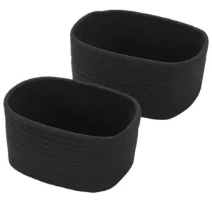 Finale Aktion HOME STORY Aufbewahrungskorb, 2er Set | Schwarz