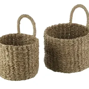 Preis Gesenkt HOME STORY Aufbewahrungskorb mit Henkel, 2er Set