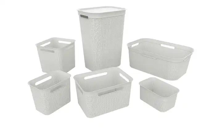 Rotho Aufbewahrungsbox BRISEN | 18 Liter, Weiß Sonderangebot