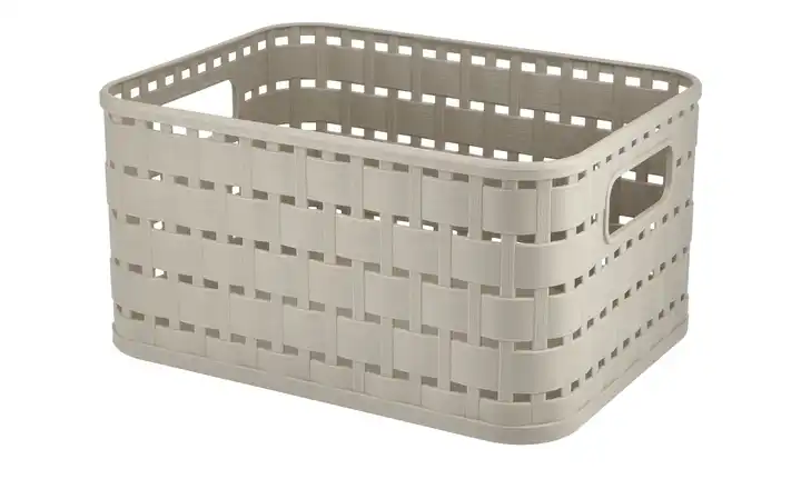 Preiswert Rotho Aufbewahrungsbox COUNTRY | Cappuccino, A6 / 2 Liter