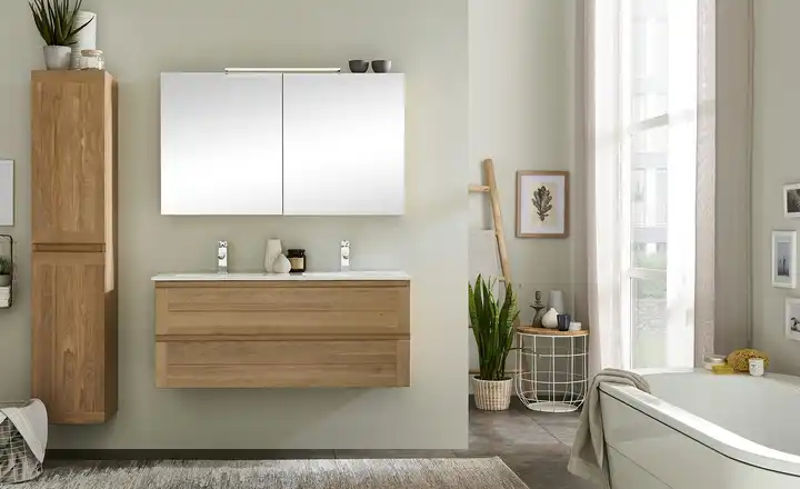 Neu Im Sortiment Wohnwert Hochschrank Capri | Eiche, Weiß | Höffner