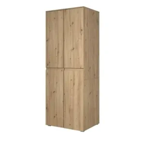 Neue Kollektion smart Garderobenschrank BEN | Asteiche (Nachbildung)