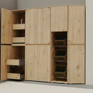 smart Mehrzweckschrank BEN | Asteiche (Nachbildung) Neu