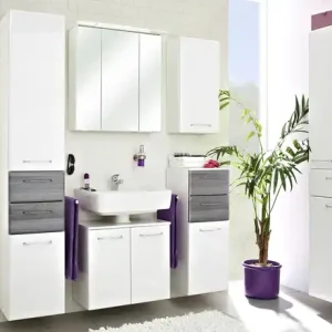 Abverkauf smart Spiegelschrank Onda | Weiß | Möbel Höffner