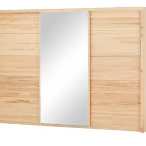 smart Schwebetürenschrank, 3-türig Oslo | Kernbuche, Kernbuche (Nachbildung) Versand Am Gleichen Tag