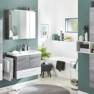 Heißes Angebot smart Midischrank Onda | Graphit, Weiß | Möbel Höffner