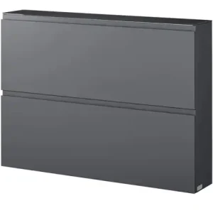 Wohnwert Hängeschuhschrank Nicolo | 110 cm, Anthrazit, matt Sale