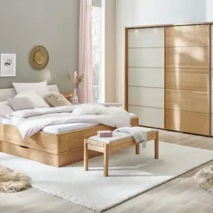 Meistverkauft Woodford Schwebetürenschrank, 3-türig teilmassiv Kyran | 250 cm