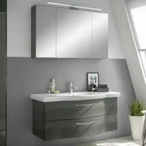 Schneller Versand calmo Badezimmerkombination Rovana | Graphit | Höffner