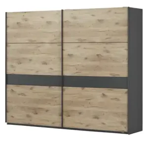 Direktkauf uno Schwebetürenschrank in Viking Oak hell Bilbao