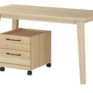 smart Rollcontainer Oslo | Schwarz, Kernbuche (Nachbildung) Neue Kollektion