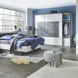 Preisknaller uno Schwebetürenschrank, 2-türig Allegre | mit Passepartoutrahmen & mit Premium-Innenausstattung