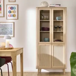 Ausverkauf Roomers Vitrine Rafia Premium | Möbel Höffner