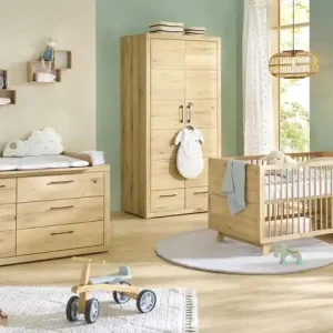 smart Kleiderschrank Oslo | Schwarz, Wildeiche, Wildeiche (Nachbildung) Beliebt