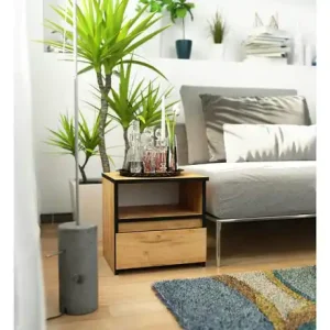 Zertifiziert Nachttisch Carla | Eiche (Nachbildung) | Möbel Höffner