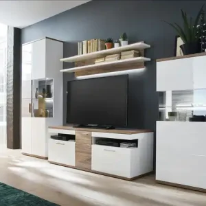 uno Highboard Zypern | Glaseinsatz links, ohne Begrenztes Angebot