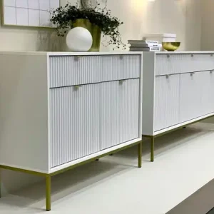 Kostenloser Rückversand Selsey Sideboard Vellore | Weiß, Schwarz | Höffner