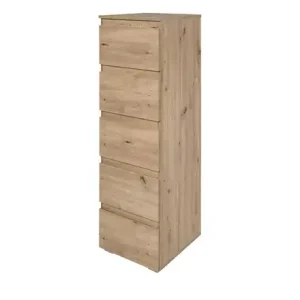 Gratis Versand smart Hochkommode BEN | Asteiche (Nachbildung)