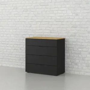 Dreamer eXpress Schubkastenkommode Dreamer | Schwarz Highlight