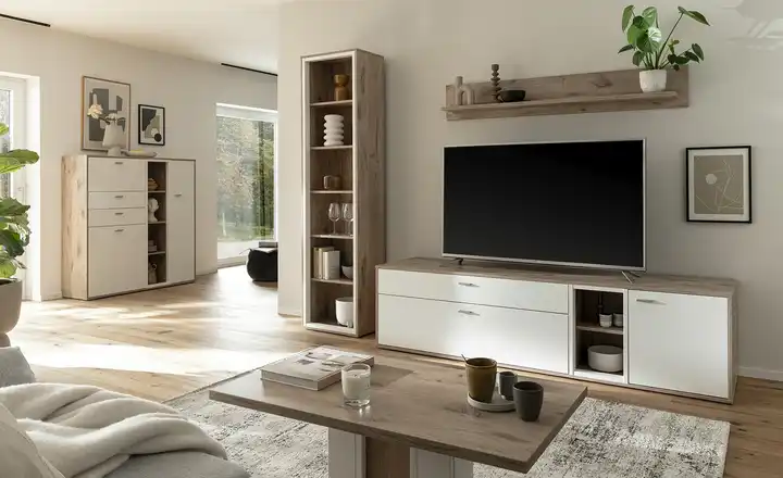 Direkt Vom Hersteller uno Highboard Santerno | Kabeldurchlass/Kabelkanal, Schubkastendämpfer, Türdämpfer