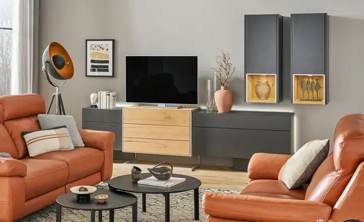 Super-Preis Wohnwert Wohnwand Media Design | Rechts | Möbel Höffner