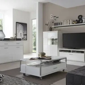 Bestseller uno Wohnwand Setto | Schubkastendämpfer, Türdämpfer, Links