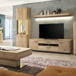 Woodford Wohnkombination Monta | Schubkastendämpfer, Türdämpfer, Kabeldurchlass/Kabelkanal Markenware