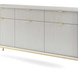 Sonderaktion Selsey Sideboard Vellore | Grau, Goldfarben | Höffner