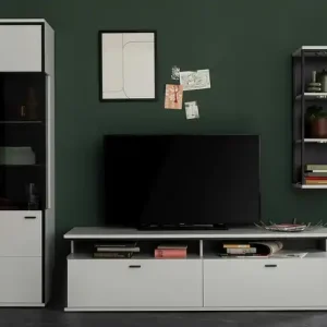 Wohnkombination Orella | Kabeldurchlass/Kabelkanal, Schubkastendämpfer Preis Gesenkt