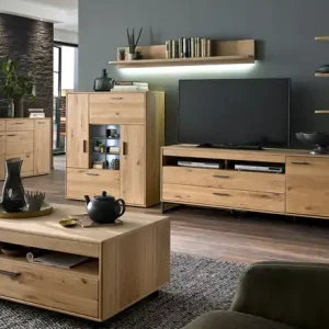 Kostenfreie Lieferung Woodford Wohnkombination Oakland | Schubkastendämpfer, Türdämpfer, Klappendämpfung, Kabeldurchlass/Kabelkanal