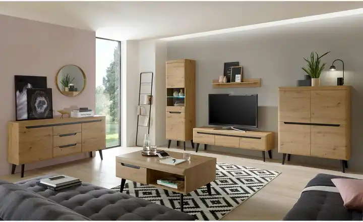 Wohnwand Tineo | Möbel Höffner Ausverkauf