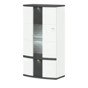 uno Highboard Gabbro | ohne Rückwandbeleuchtung, links Direktkauf