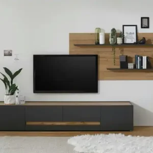 Wohnwand Cande | Anthrazit | Möbel Höffner Beliebt