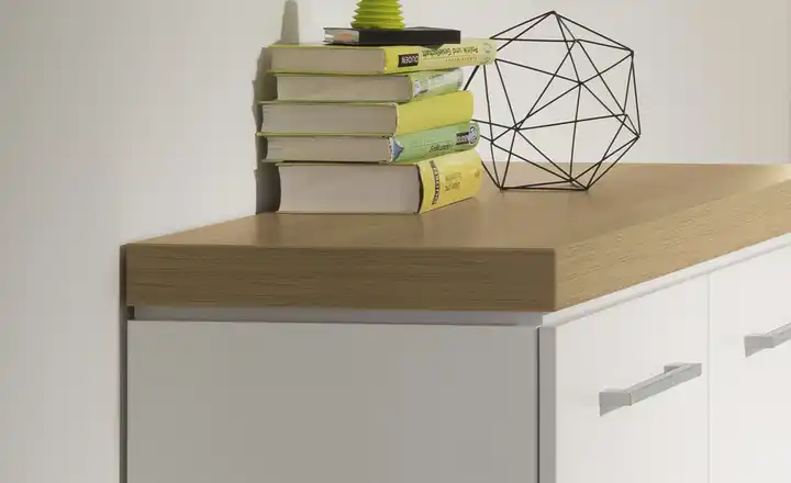 PAIDI Highboard Kira | Eiche-Nebraska (Nachbildung) Zertifiziert