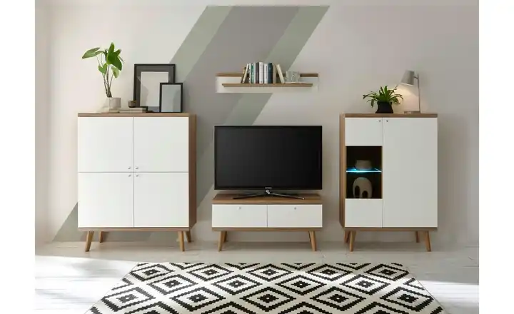 Wohnwand Lessay | Möbel Höffner Schneller Versand