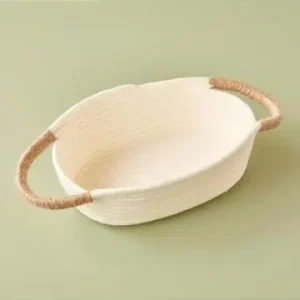 Echt BELLA MAISON Aufbewahrungskorb "Montana" in Creme - (B)31 x (H)8 x (T)21 cm günstig kaufen | limango