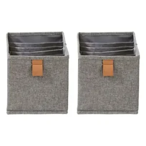 Garantierte Lieferung STORE IT 2er-Set: Organizer in Grau - (B)30 x (H)15 x (T)15 cm günstig kaufen | limango