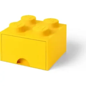 Bestpreis LEGO Schubladenbox "Brick 4" in Gelb - (B)25 x (H)18 x (T)25 cm günstig kaufen | limango