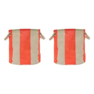 Highlight OYOY living design 2er-Set: Aufbewahrungskörbe "Kara" in Rot - (H)32 xØ 32 cm günstig kaufen | limango