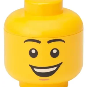 Expressversand LEGO Aufbewahrungsbox "Happy Boy" in Gelb - (H)11,5 x Ø 10,2 cm günstig kaufen | limango
