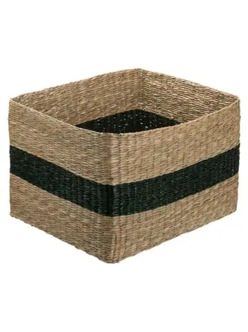 Mega-Angebot NHG Korb in Beige/ Grün - (B)35 x (H)22 x (T)30 cm günstig kaufen | limango