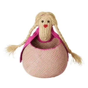Rice Körbchen "Girl Shape" in Rosa - (B)39 x (H)51 x (T)32 cm günstig kaufen | limango Top-Seller