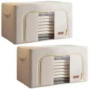 Neue Kollektion Joybos 2er-Set: Kleiderboxen in Beige - (B)40 x (H)20 x (T)30 cm günstig kaufen | limango